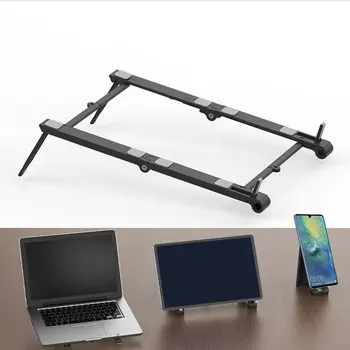 Mini Laptop Tartót Állítható Hordozható Telefon készenléti Támogatás 3in1 Notebook tartó Állvány Ipad Mobil, Mobiltelefon, Notebook
