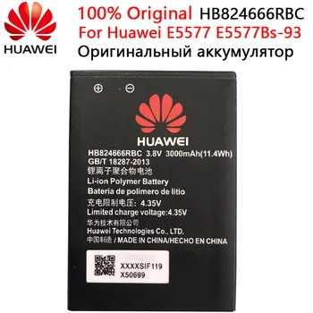 100% Eredeti HB824666RBC Akkumulátor, Huawei E5577 E5577Bs-937 E5785 Lh-22 E5785Lh-92aReplacement Batteria Igazi Kapacitás 3000mAh