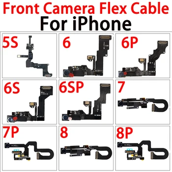 Előre Néző Kamera Érzékelő Közelség, Fény, Mikrofon Flex Kábel Csere iPhone 5s 6 6P 6 6sPlus 7 7P 8G 8Plus