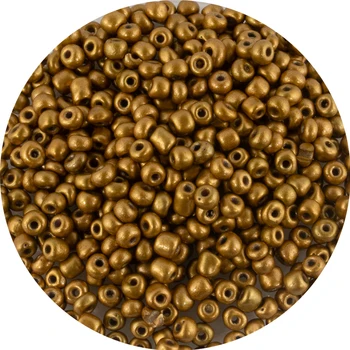 4mm 200pcs Arany Üveg DIY Gyöngy Festék, Gyöngyök, Kiegészítők Karkötő Kézműves Ékszer Készítés Anyagok