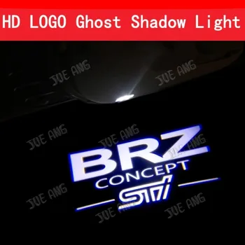 2db Logó 2011-2022 BRZ STI-LED Autó Ajtó Figyelmeztető Lámpa Projektor Szellem Árnyék Fény Üdv Fény Jóvoltából Hangulat Fény