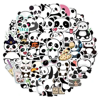 50pcs Állat a Panda Matricák Klasszikus Graffiti a Bőrönd jó Laptop Gördeszka Rajzfilm Játék Poggyász Aranyos Állat a Panda Matrica