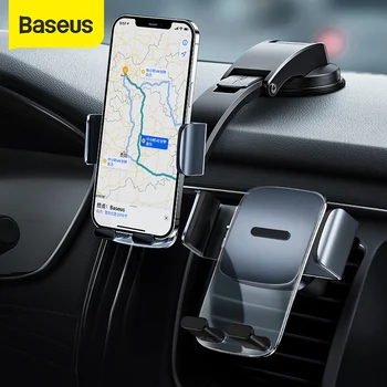 Baseus Gravitáció autótelefon Jogosultja Univerzális Szellőző tartó tartó Automatikus GPS-Mobile Támogatását iPhone Xiaomi Samsung Huawei Samsung