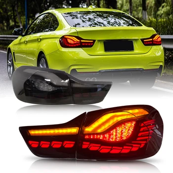 OLED hátsó Lámpák a BMW 4-es Sorozat 2013-2019 F32 F33 F36 F82 F83 M4 GTS 2014-2018 Start Animáció Hátsó Lámpa Szerelvény