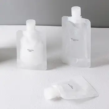 Átlátszó Üres utazótáska 30/50/100ml Műanyag Mini Újratölthető Tartály Üres Kozmetikai Konténerek Smink Üveg 3