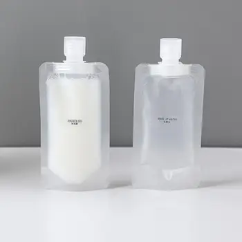 Átlátszó Üres utazótáska 30/50/100ml Műanyag Mini Újratölthető Tartály Üres Kozmetikai Konténerek Smink Üveg 4