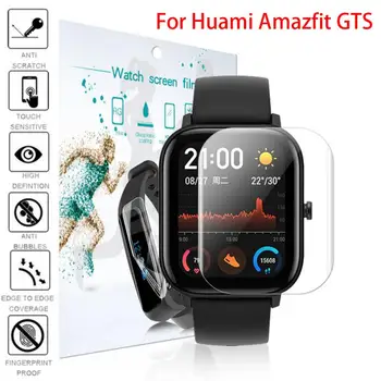 1db Puha TPU Átlátszó Védőfóliát A Huami Amazfit GTS Mini Nézni Képernyő Védő Fedelet Smartwatch Védelem