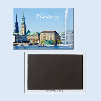 Hamburg Hűtőmágnesek 21703 turisztikai Ajándéktárgyak