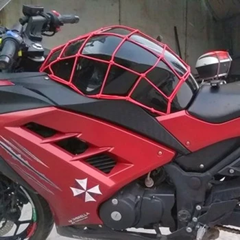 30x30cm Forró Eladó Kiváló minőségű Univerzális Bungee Áru Nettó Motorkerékpár Kerékpár ATV Offroad Testület GoCart kiegészítők Bukósisak 5