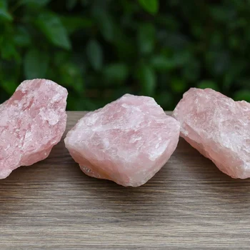 Minta természetes rózsaszín rózsa kvarc kristály durva kő 2