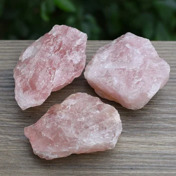 Minta természetes rózsaszín rózsa kvarc kristály durva kő 4