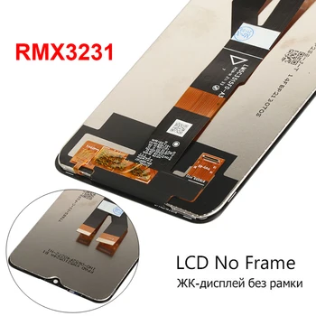 Eredeti Kijelző Realme C11 2021 RMX3231 LCD Kijelző érintőképernyő Keret Csere OPPO Realme C11 2021 Képernyő 4