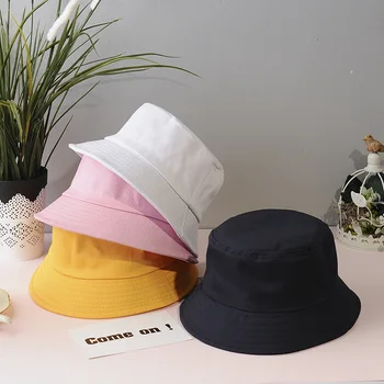 Új egyszínű halász kalap koreai diákok vad Japán-medence kalapok pár kalap dagály nyári kalap halász kalapok