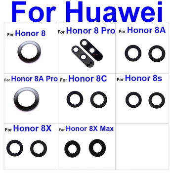 Hátsó Kamera Üveg Lencse Huawei Honor 8 8A 8, 8C 8X Üveg Lencse Megtiszteltetés 8xMax 8pro 8Apro Élvezze Max Vissza Lencse Matrica Javítás