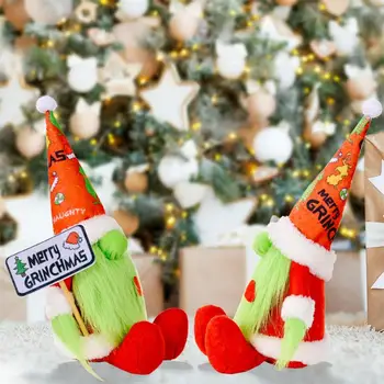 1db Arctalan Gnome Zöld Grincs Plüss Grincs Baba Karácsonyi Plüss Baba Karácsonyi Dekorációk, Karácsonyi Party Új Évet Ajándék 2022