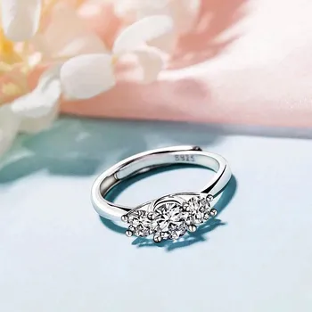 Új Márka Gótikus Ezüst Színű Cirkon Gyűrűk Nők Menyasszonyi Antik Gyűrű Rock Ékszerek 2020