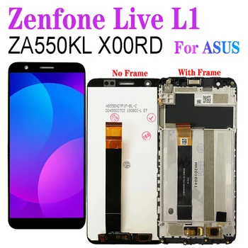 ZA550KL X00RD LCD ASUS Zenfone Élő L1 LCD Keret Touch Kijelző Panel a Képernyő Digitalizáló Érzékelő Szerelési ZA550KL Kijelző