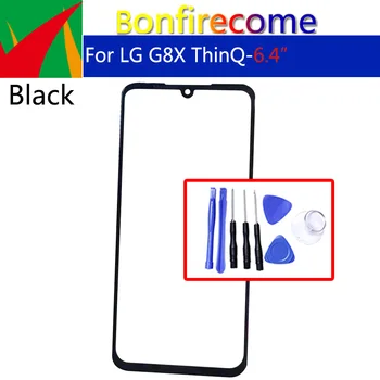 Csere LG G8X Dolognál LMG850EMW érintőképernyő Első üveglap Elülső Külső Üveg Lencse