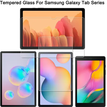 Edzett Üveg kijelző Védő fólia Samsung Galaxy Tab S7 S6 lite S5E Lap A7 Egy 8.0 8.4 8.7 10.1 10.4 10.5 11 2021 2020 2019 2018