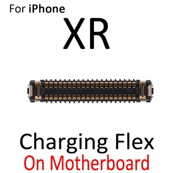 2db USB Töltő Dokkoló Port FPC Csatlakozó Dugót A Fedélzeten Alaplap Flex Kábel iPhone 6 7 8 Plusz X XS Max XR Javítás Alkatrész 1