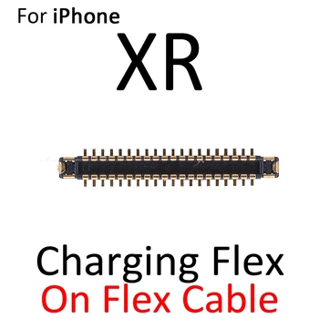 2db USB Töltő Dokkoló Port FPC Csatlakozó Dugót A Fedélzeten Alaplap Flex Kábel iPhone 6 7 8 Plusz X XS Max XR Javítás Alkatrész 2