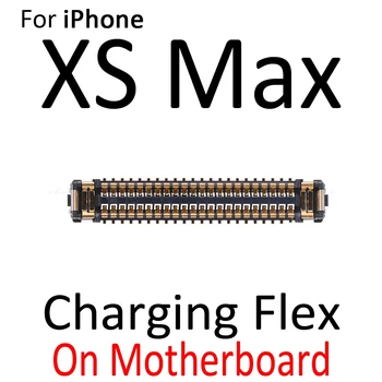 2db USB Töltő Dokkoló Port FPC Csatlakozó Dugót A Fedélzeten Alaplap Flex Kábel iPhone 6 7 8 Plusz X XS Max XR Javítás Alkatrész 3