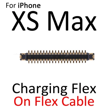 2db USB Töltő Dokkoló Port FPC Csatlakozó Dugót A Fedélzeten Alaplap Flex Kábel iPhone 6 7 8 Plusz X XS Max XR Javítás Alkatrész 4