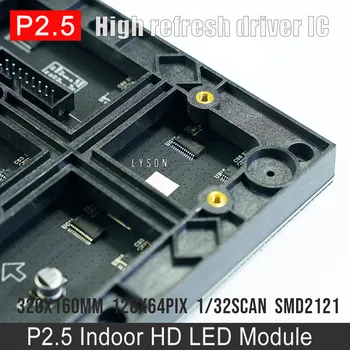 128x64 Mátrix LED RGB Jel P2.5 Led-Modul Videó Fali Beltéri Képernyő Színes Kijelző