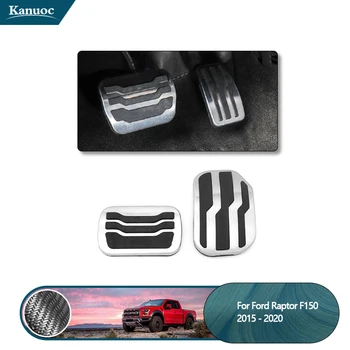 2db/készlet Autó Gázpedál Ford Raptor F150 2015 - 2020 Fék Lábtartóval, Pedál védőburkolatot Pad