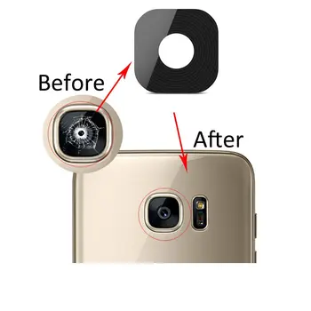 Vissza a Hátsó Kamera Üveg objektívvédő Csere-Javító Készlet a Samsung Galaxy S7/S7 Edge (2 Csomag) 1