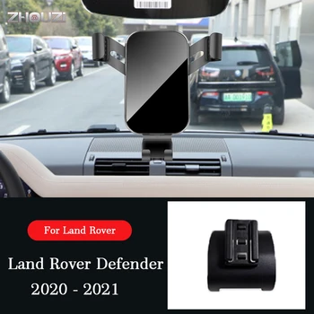 Autós Mobiltelefon tartó Speciális Szellőző Tartók GPS Állni a Gravitáció Navigációs Konzol Land Rover Defender 2020 2021