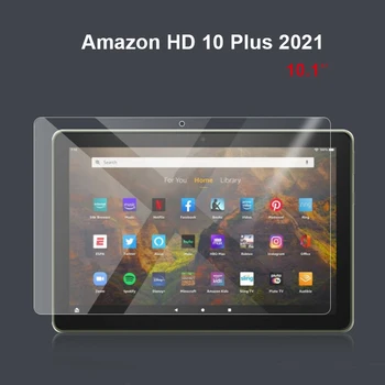 Edzett Üveg Amazon Fire HD 10 Plusz 2021 (11 Generációs) Képernyő Védő Amazon Tűz HD10+ Tablet Védőfólia 5