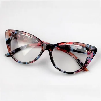 Divat Macska Szem, Szemüveg Keret, A Nők Tiszta Lencse Szemüveg Vintage Trend Optikai Szemüveg Retro Klasszikus Márka Gafas