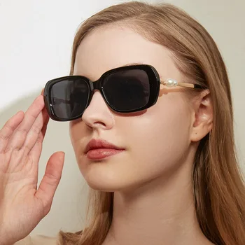 2021 új doboz gyöngy, retro napszemüveg női új szín teknőspáncél hot-értékesítés új női szemüveg UV400 4