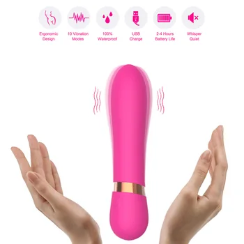G-pontot Masszírozó Klitorisz Stimulátor Golyó, Vibrátor Szex Játékok A Nők AV Stick Dildó Vibrátor Szex Shop 4