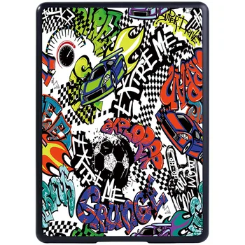Anti-őszi Trendi Graffiti Series Tablet Esetében Amazon Kindle Paperwhite 1/2/3/4/Kindle 8/10 6 Hüvelykes Tablet Shell Cover tok 5