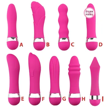 6 féle mini vibrátor a nők vibrátorok női nemi vibrátorok nőknek szilícium Masszázs stick női maszturbáció sextoy