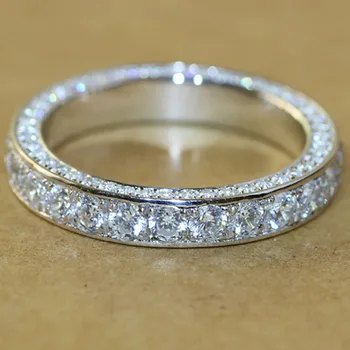 Minőségi Esküvői Buli Ujj Gyűrű A Nők Köbméter Cirkon Javaslat Gyűrű Egyszerű, Klasszikus Évforduló Női Napi Ékszerek