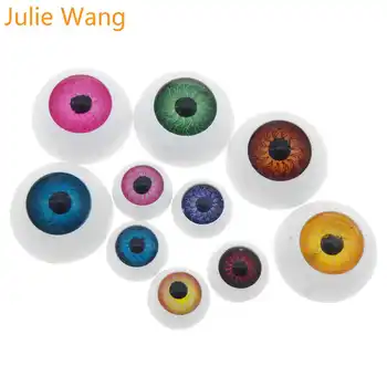 Julie Wang 10DB 12/20mm Műanyag Baba Szeme Vegyes Színes Gombok Biztonsági Emberi Szem Számára Báb Plüss Játék, Hogy a Tartozék