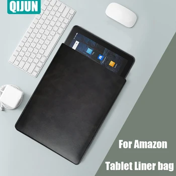 tablet táska Amazon Kindle Fire HD 10 2015 10.1 bőrtok egyszínű védőtasak Üzleti Hordtáska fundas capa