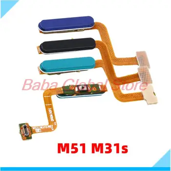Samsung Galaxy M51 M31s SM-M515 SM-M317 Ujjlenyomat-Érzékelő Home Gomb Flex Szalag Kábel Power On Off Oldalon Kulcs