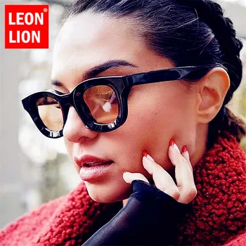 LeonLion 2021 Tér Napszemüveg Női Luxus Üzembe Szemüveg Nők/Férfiak, Kis Kerek Szemüveg Nők Tükör Lentes De Sol Mujer