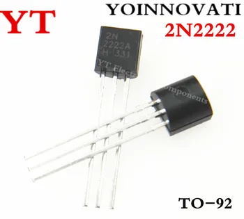  100/sok 2N2222 2N2222A TO-92 NPN Tranzisztor 40V 0,8 A Legjobb minőségű
