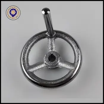 Fém kézikerék marógép CNC eszterga 3D-s nyomtató beszélt a kézi kereket hullámos kerék bakelit három-kerék kerék öntöttvas chrome 2