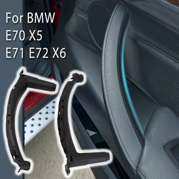 Autó Belső Ajtó Panel Kezelni Húzza Trim Fedél BMW E70 X5 E71 E72 X6 SAV 2007 - 2014 Autó Belső Tartozékok Alkatrészek