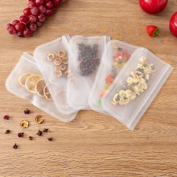 Folpack Műanyag Zacskók PEVA Élelmiszeripari Fagyasztó Ziplock Élelmiszer-Tároló Táska Snack Táskák