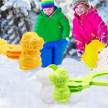 2022 Hógolyó klip hó klip hó készülék játszani a hóban lelet hógolyó küzdelem játék a gyermekek téli szabadtéri Hóember eszköz