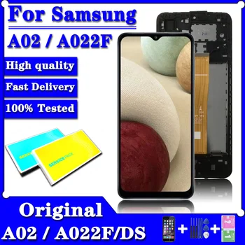 LCD Samsung Galaxy A02 SM-A022 A022m A022F LCD Kijelző érintőképernyő Digitalizáló Teljes SM-A022FN/DS SM-A022F/DS M02 lcd