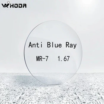 1.67 (+6.00~-10.00) Anti Blue Ray MR-7 Gyanta Aszférikus Szemüveg Lencsék, Vényköteles Rövidlátás, Távollátás Távollátás Optikai Lencse L007