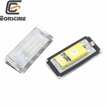 Eonstime 2db 6500K 18 SMD LED Rendszámtábla Világítás Lámpák, Izzók BMW E46 4D (98-05) 323i 325i 328i-t 99-03 330xi 330i 325xi